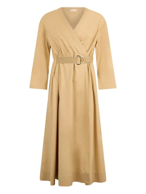 LIU JO belted cotton dress Neutrals WA5170T4390