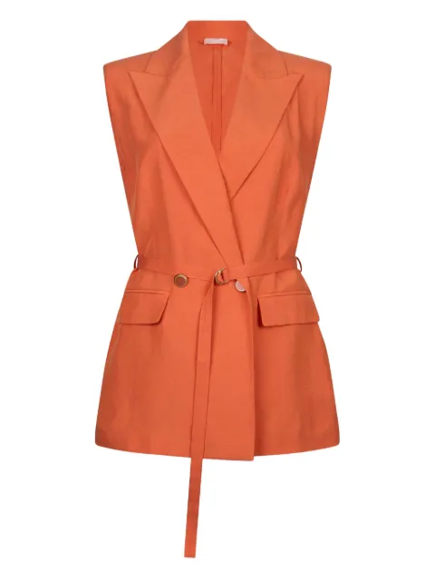 LIU JO belted waistcoat Orange WA5133T4818