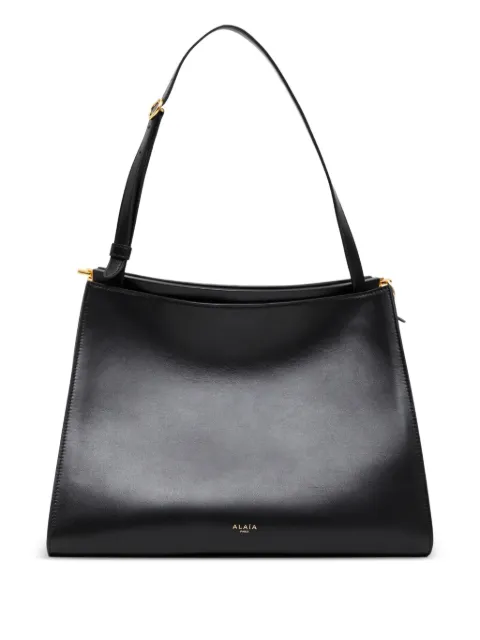 Alaïa leather shoulder bag Black AA1S01433CA332