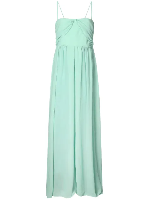 LIU JO twisted-detail evening dress Green CA5268TS869