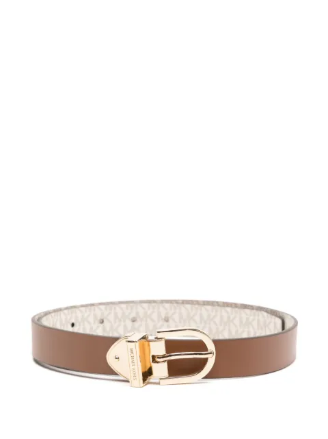 Michael Kors embossed logo belt Brown 29551700