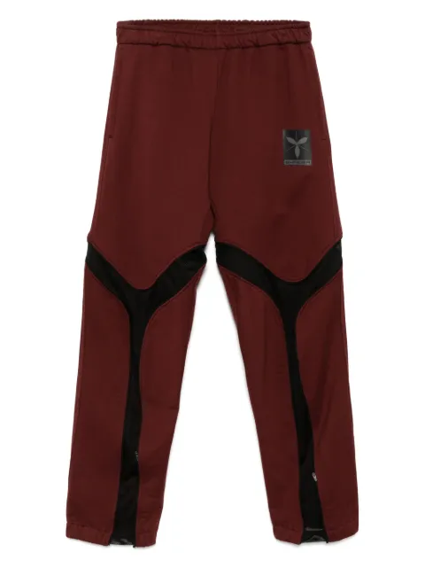 Olly Shinder Tri Zip Jogger trackpants Red TR01SS25P