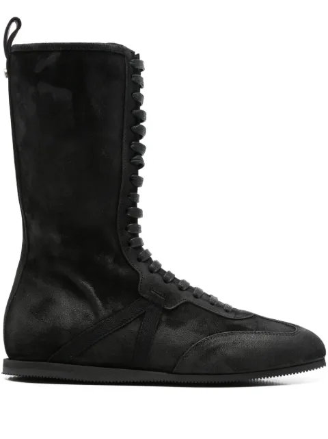 Ann Demeulemeester suede boots Black B0012568LT147099