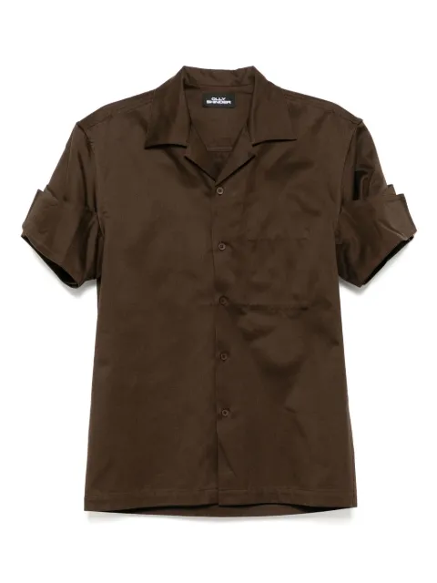 Olly Shinder Leader shirt Brown SH01SS25DB