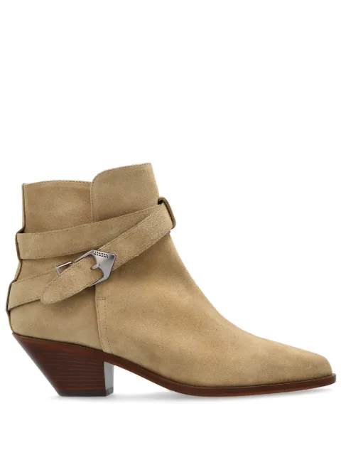 ISABEL MARANT 60mm suede ankle boots Brown BO0181FAC1A03S