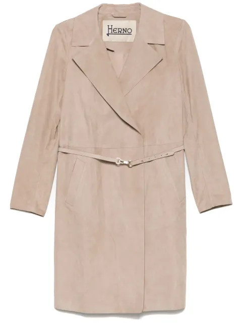 Herno suede coat Neutrals PL000144D18136
