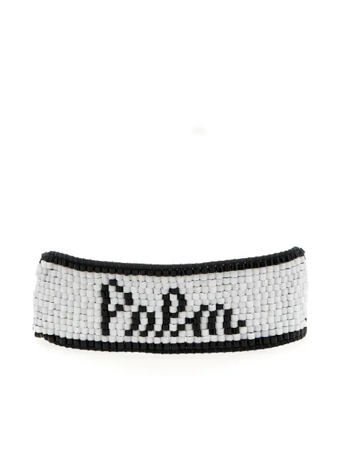 Palm Angels Palm Beads bracelet White PWOA019S23MAT00401100110