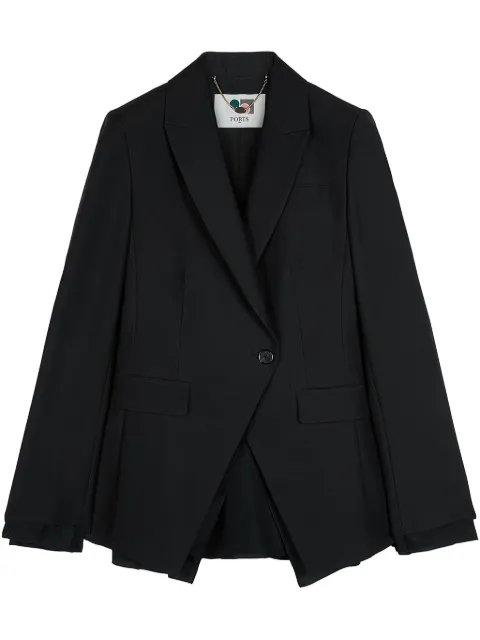 Ports 1961 off-centre fastening blazer Black PW225BSB01VWF073