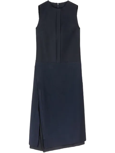 Ports 1961 wool slit dress Blue PE225DSS04VWW033
