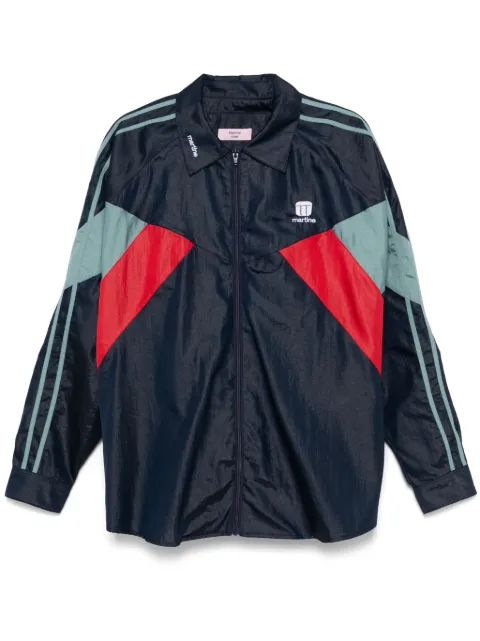 Martine Rose shirt-style track jacket Blue 172WP10504
