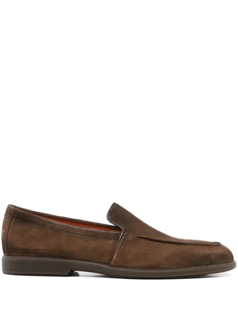 Santoni suede loafers Brown MGAG18829TGRSEAAM21