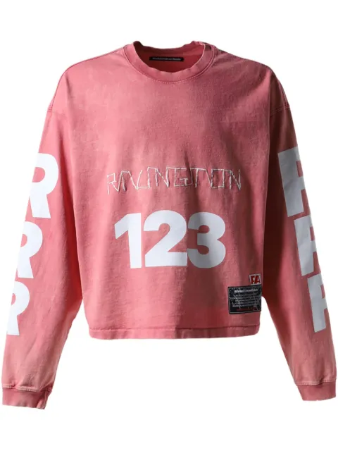 RRR123 cotton sweatshirt Pink CUSOLS67