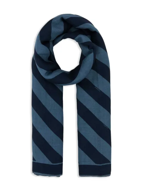 FENDI embroidered scarf Blue FXS323AUUC