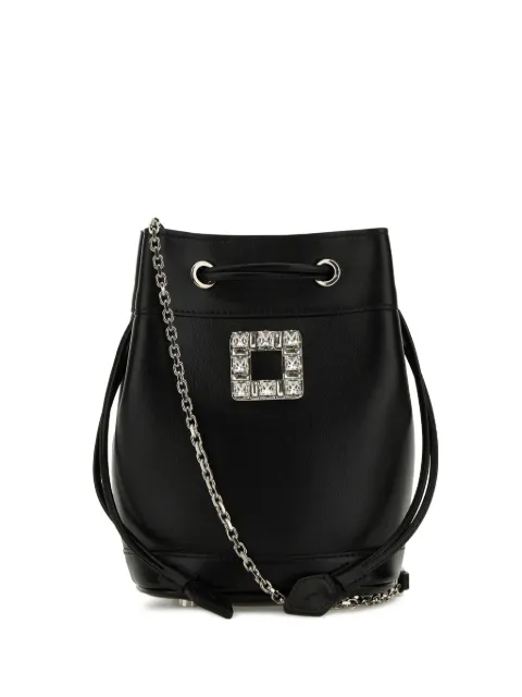 Roger Vivier Daisy bucket bag Black RBWANME7100XMA