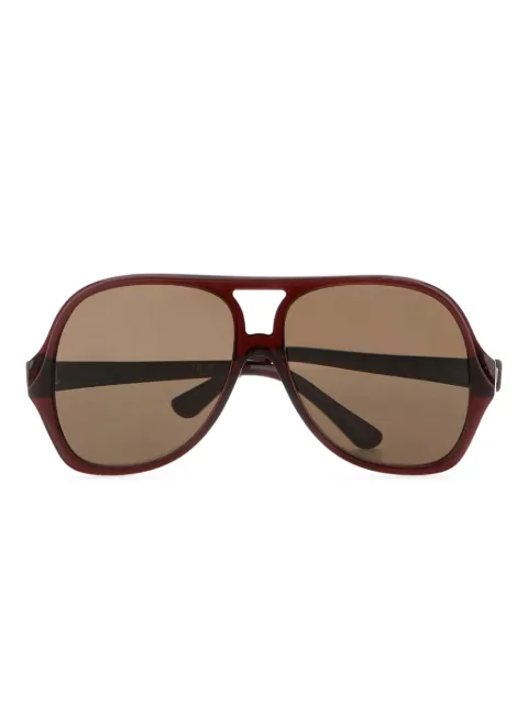 Chloé Eyewear Salomé pilot-frame sunglasses Brown CH0289S