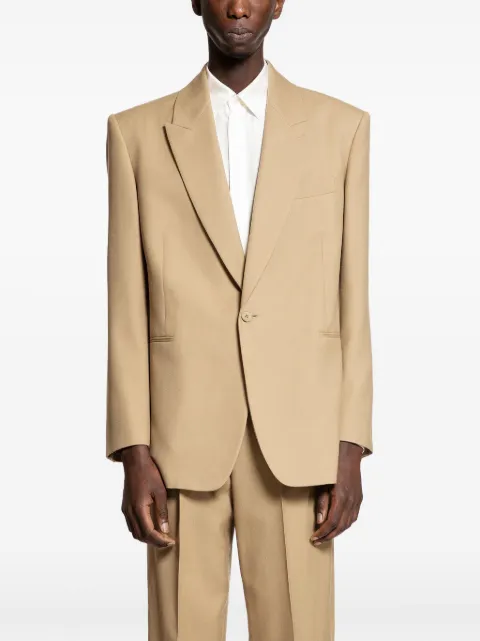 Saint Laurent wool gabardine blazer Neutrals 821895Y405W