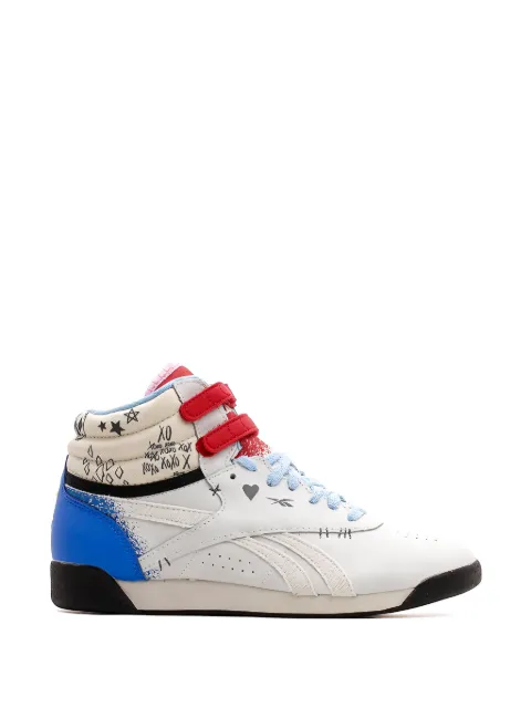 Reebok strap-print sneakers Neutrals HQ4572