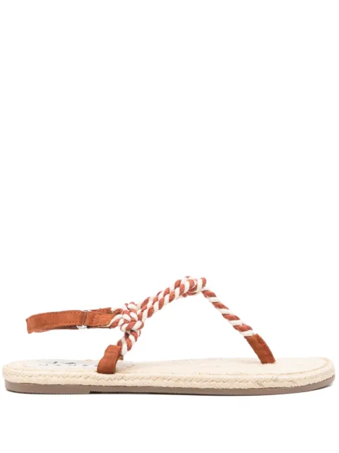 Manebi suede slides Neutrals Q71Y0