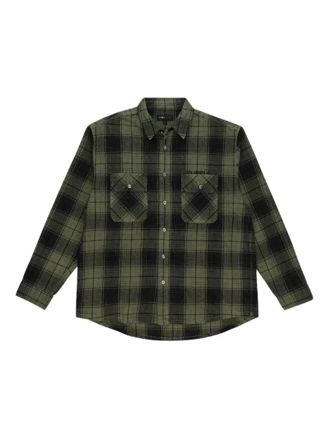 Purple Brand plaid shirt Green PRPXTPS0021