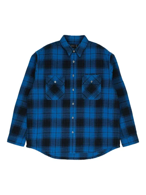 Purple Brand plaid shirt Blue PRPXTPS0020
