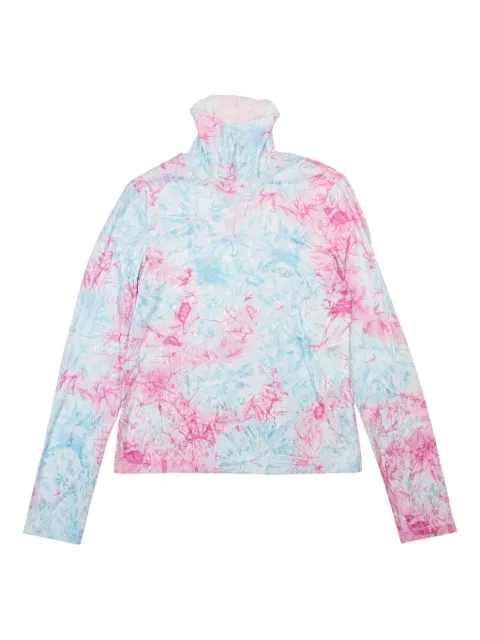 Callipygian tie-dye top Pink 95CPN1133