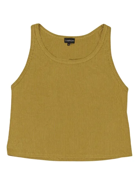 Callipygian ribbed vest Yellow 95CPN1031