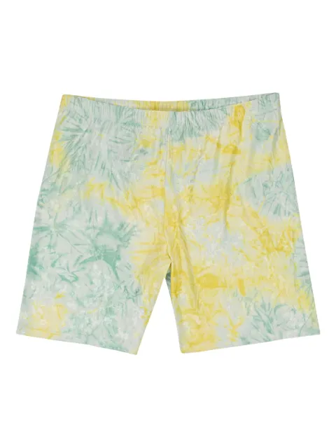 Callipygian tie-dye shorts Yellow 95CPN1088