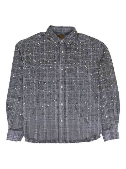 BIRTH OF ROYAL CHILD rhinestone-embellished "Grey" shirt Grey BRCXTPS
