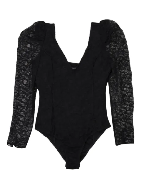 Callipygian lace bodysuit Black 95CPN1072