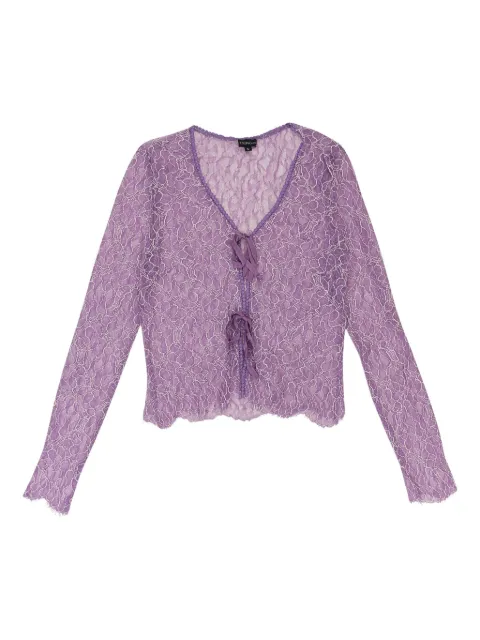 Callipygian lace top Purple 95CPN1065