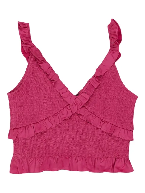 Callipygian smocked top Pink 95CPN1071