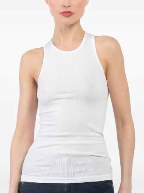 Tibi ribbed tank top White T000CF7898