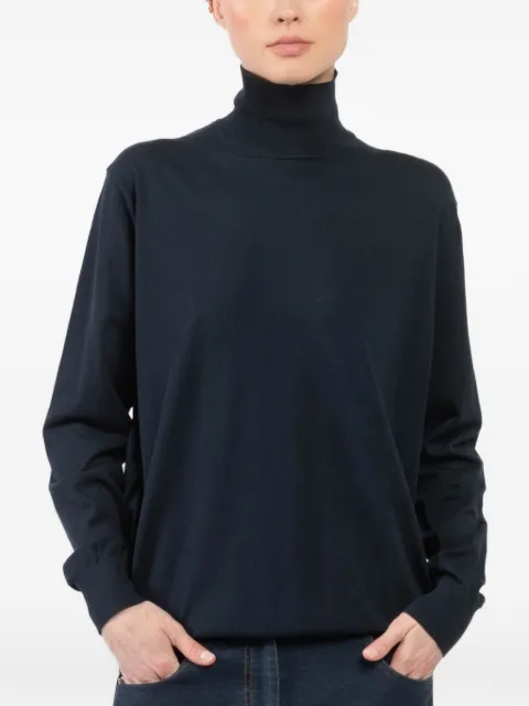 Tibi roll-neck top Blue T000SF6526