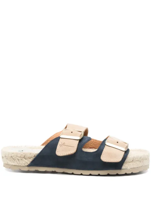 Manebi suede slides Neutrals R80R0