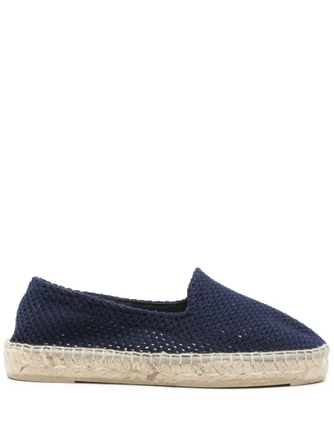 Manebi crochet espadrilles Blue H28N0