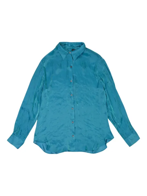 Callipygian button-up shirt Blue 95CPN1136