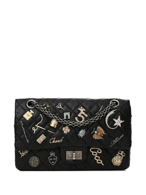 CHANEL Pre-Owned 2010s 2.55 Reissue Lucky Charms shoulder bag Black CHANELLUCKYCHARMBAGBLACK