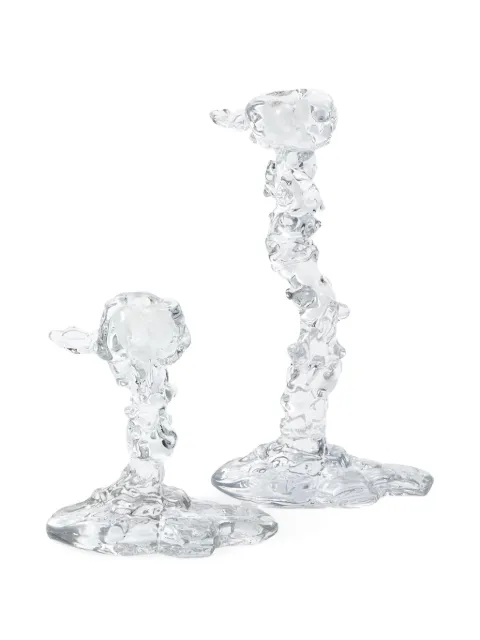 POLSPOTTEN Drip glass candle holder (25cm) Neutrals 140225077