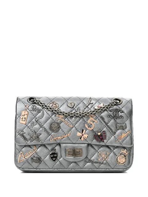 CHANEL Pre-Owned 2006-2008 2.55 Lucky Charms shoulder bag Silver CHANELSILVERCHARMBAGLUCKY