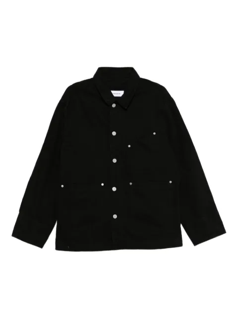 Études Studio twill button-fastening jacket Black E25MMOUT53096