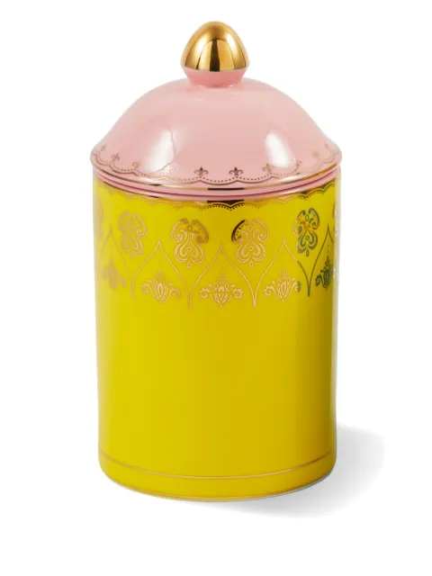 POLSPOTTEN embellished ceramic storage jar Pink 230400644