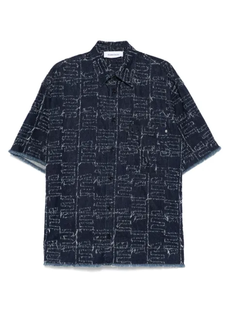 Études Studio short-sleeves shirt Blue E25MMSHI30042
