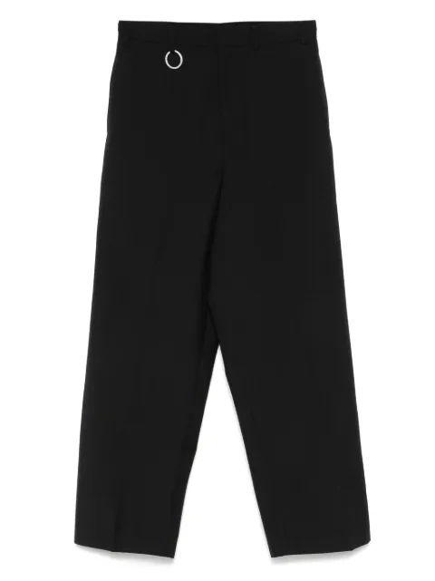 Études Studio belt-loops trousers Black E25MMTRO87099