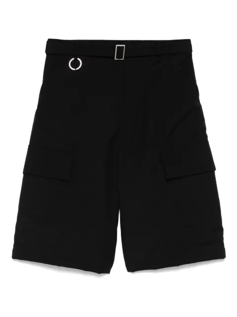 Études Studio belted shorts Black E25MMTRO89099