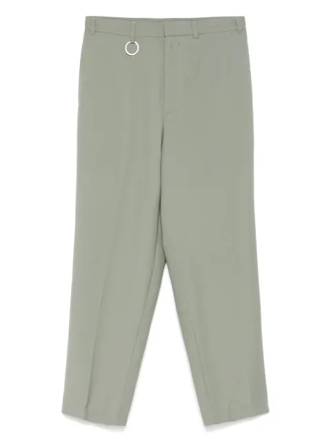 Études Studio belt-loops trousers Green E25MMTRO87031
