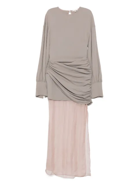 Nensi Dojaka Davina dress Grey NDSS25DR227