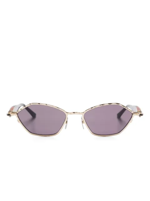 Kuboraum geometric-frame sunglasses Gold J70SUNGD