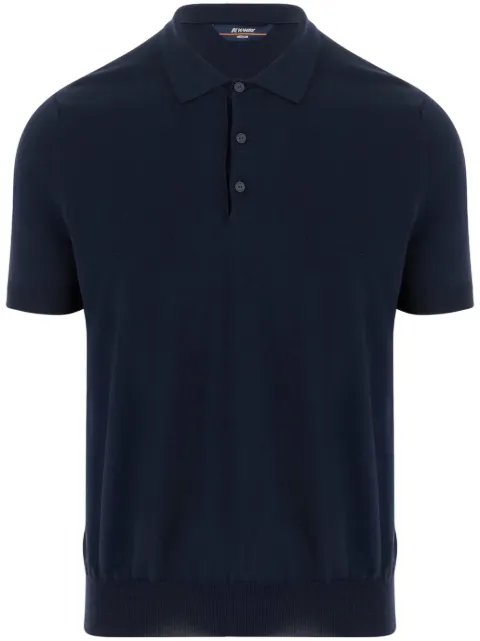 K-Way jersey polo shirt Blue K4126RWK89