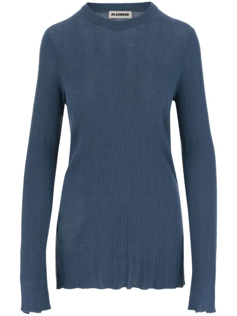 Jil Sander wool jumper Blue J02GP0199J14764425