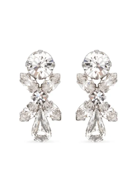 Jennifer Behr Parker earrings White 50RB152CRYSTAL